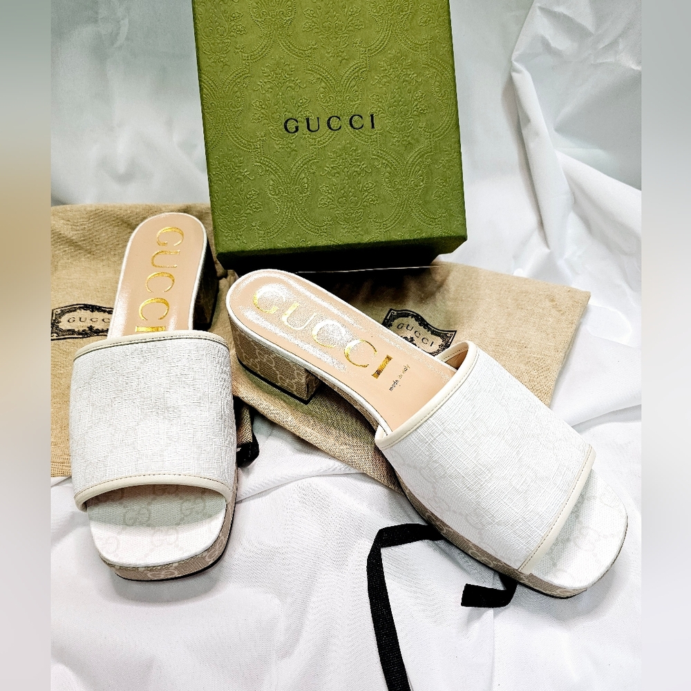 Gucci Supreme Block heel 41.5